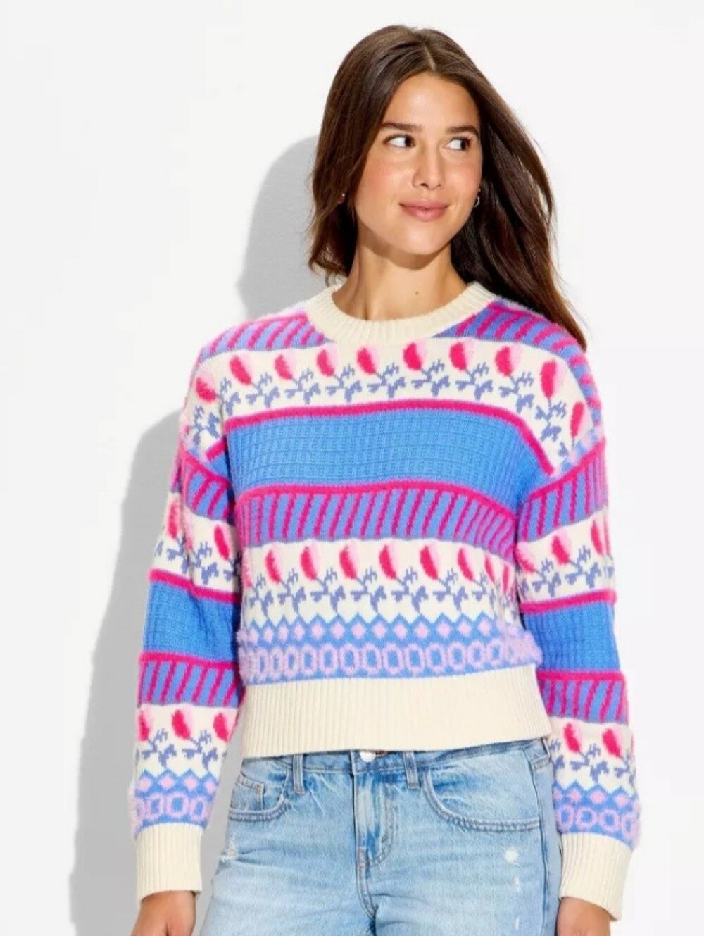 Wild Fables SUPER SOFT crewneck Sweater NWT Women's XL